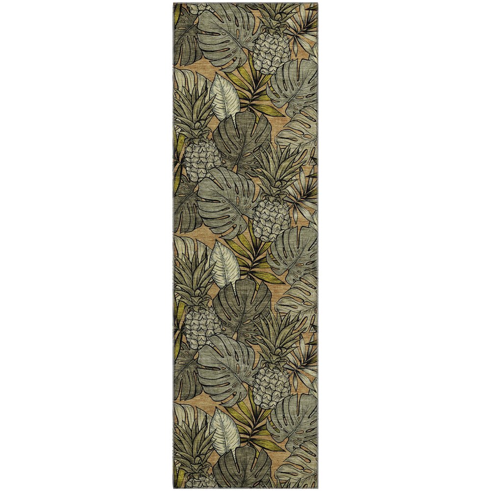 Premium Machine Washable Mayfield  Baja 2'3" x 7'6" Runner Rug. Picture 1