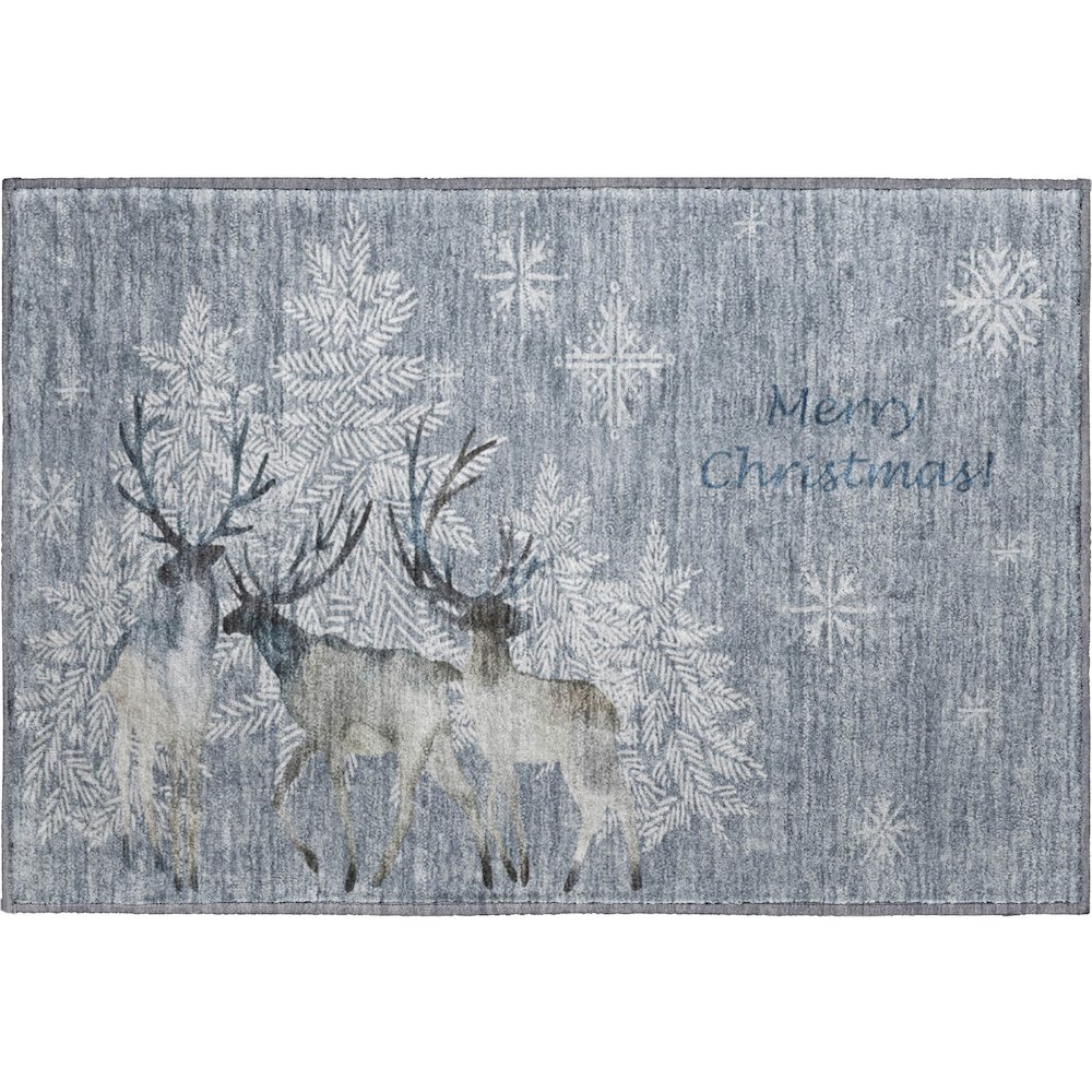 Premium Machine Washable Mayfield  Ash 1'8" x 2'6" Rug. Picture 1