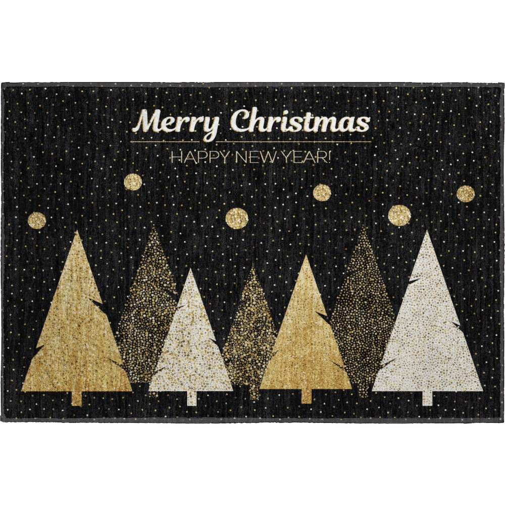Premium Machine Washable Mayfield  Midnight 1'8" x 2'6" Rug. Picture 1