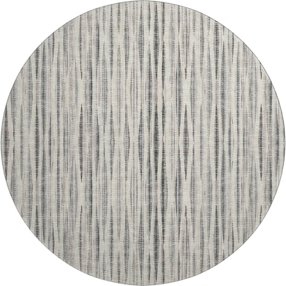 Premium Machine Washable Mayfield  Beige 8' x 8' Round Rug. Picture 1