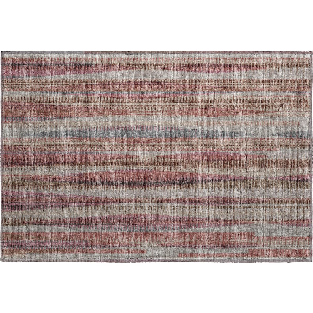 Premium Machine Washable Mayfield  Burgundy 1'8" x 2'6" Rug. Picture 1
