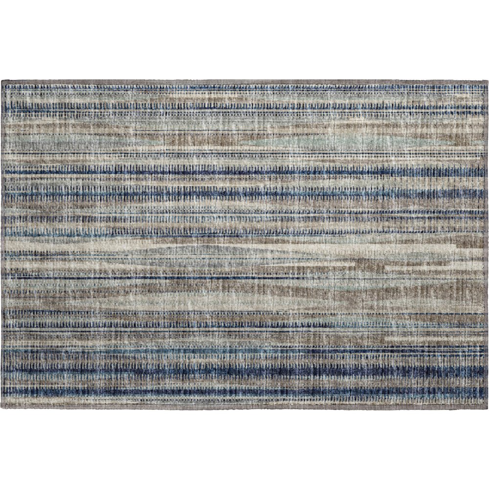 Premium Machine Washable Mayfield  Earth 1'8" x 2'6" Rug. Picture 1