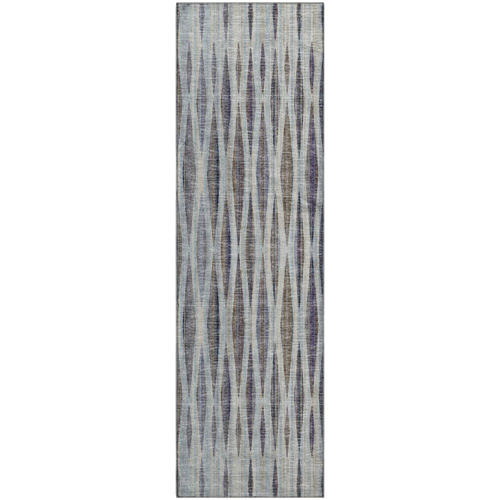 Premium Machine Washable Mayfield  Ocean 2'3" x 7'6" Runner Rug. Picture 1