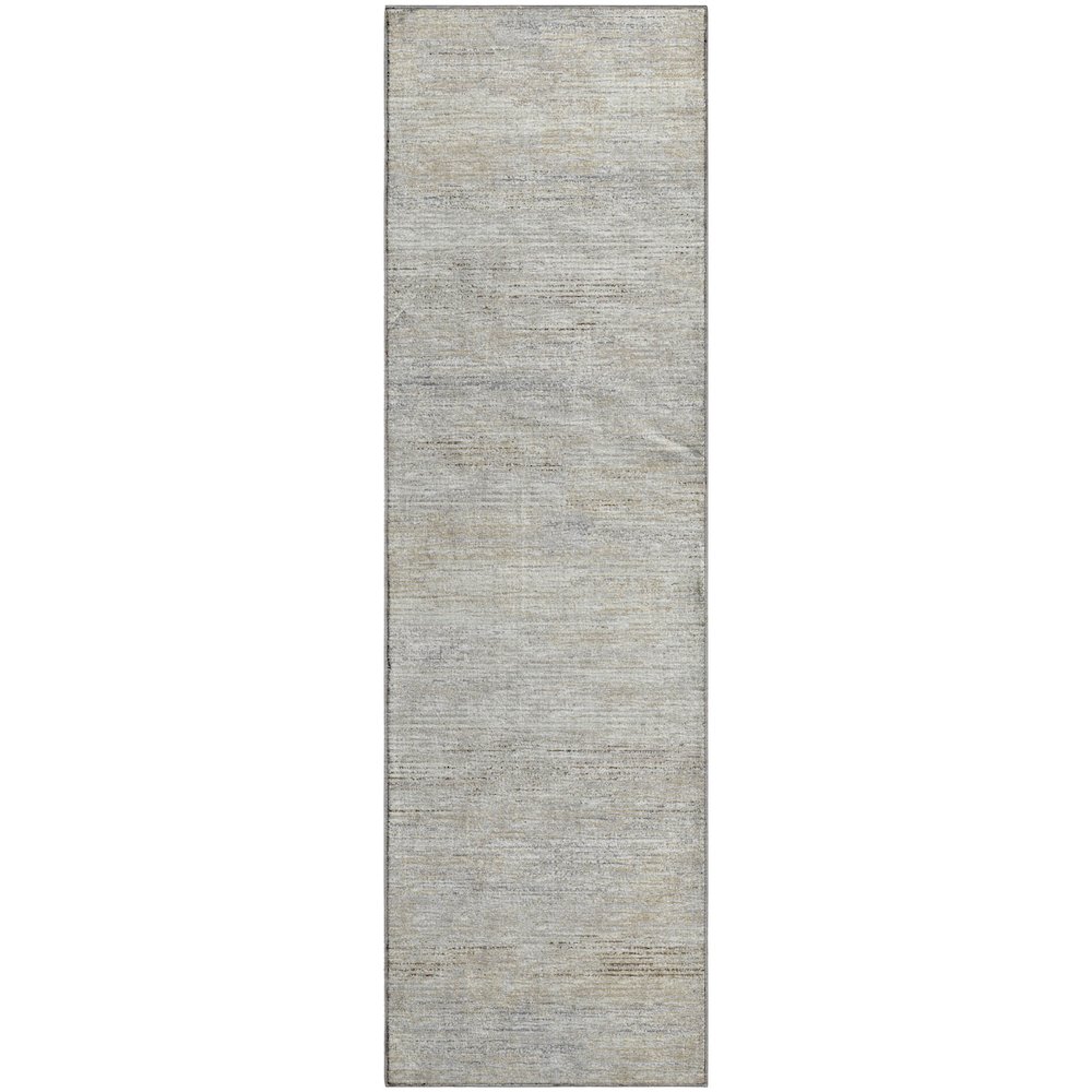 Premium Machine Washable Mayfield  Beige 2'3" x 7'6" Runner Rug. Picture 1