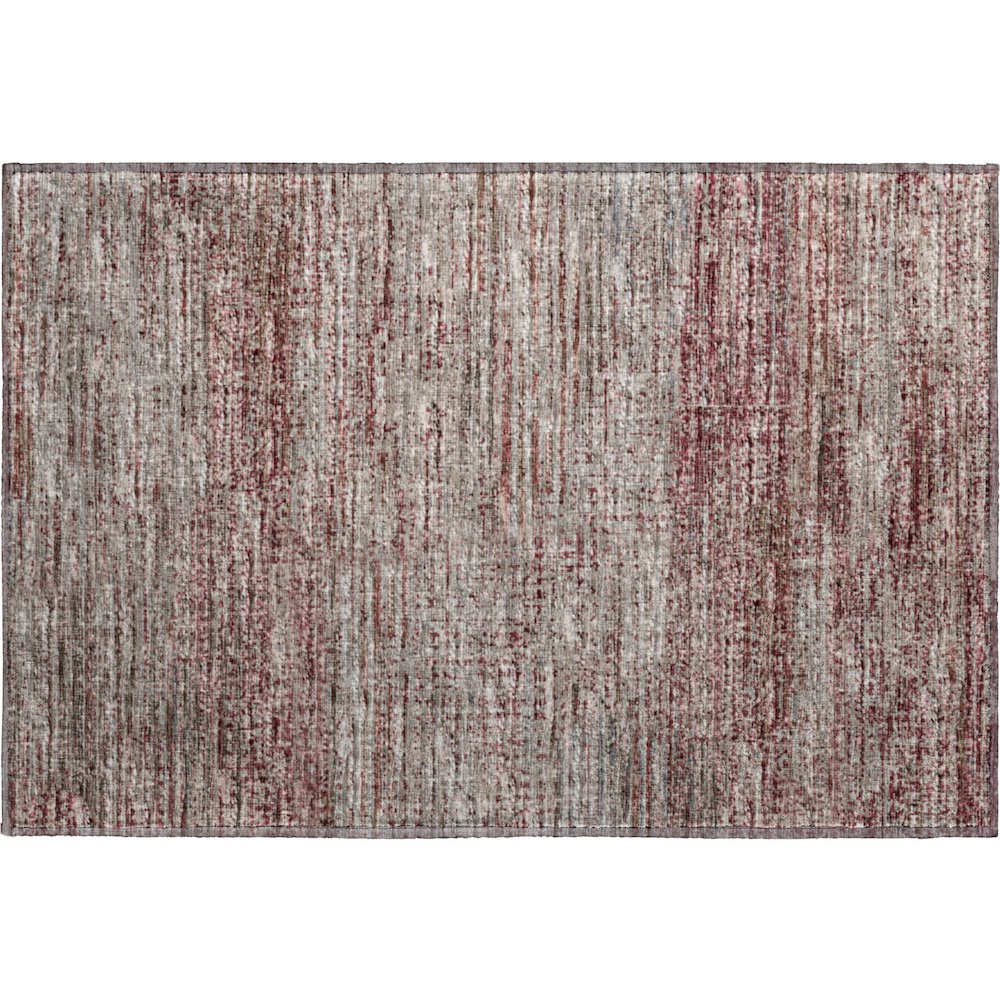 Premium Machine Washable Mayfield  Burgundy 1'8" x 2'6" Rug. Picture 1