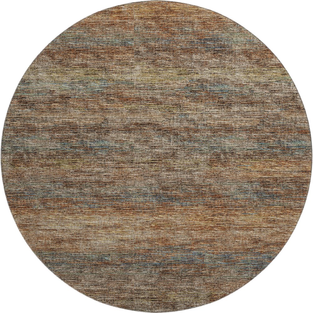 Premium Machine Washable Mayfield  Canyon 8' x 8' Round Rug. Picture 1
