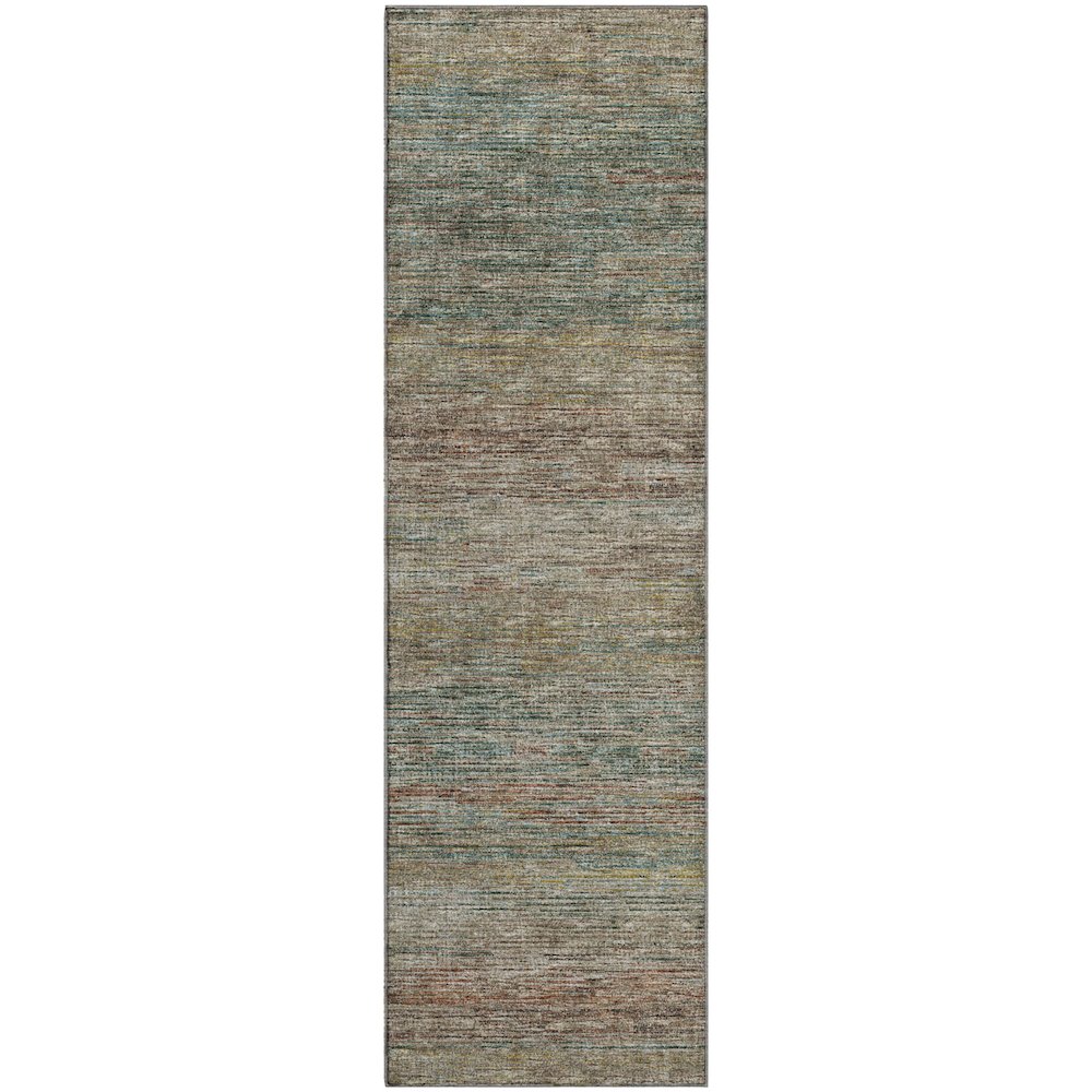Premium Machine Washable Mayfield  Multi 2'3" x 7'6" Runner Rug. Picture 1