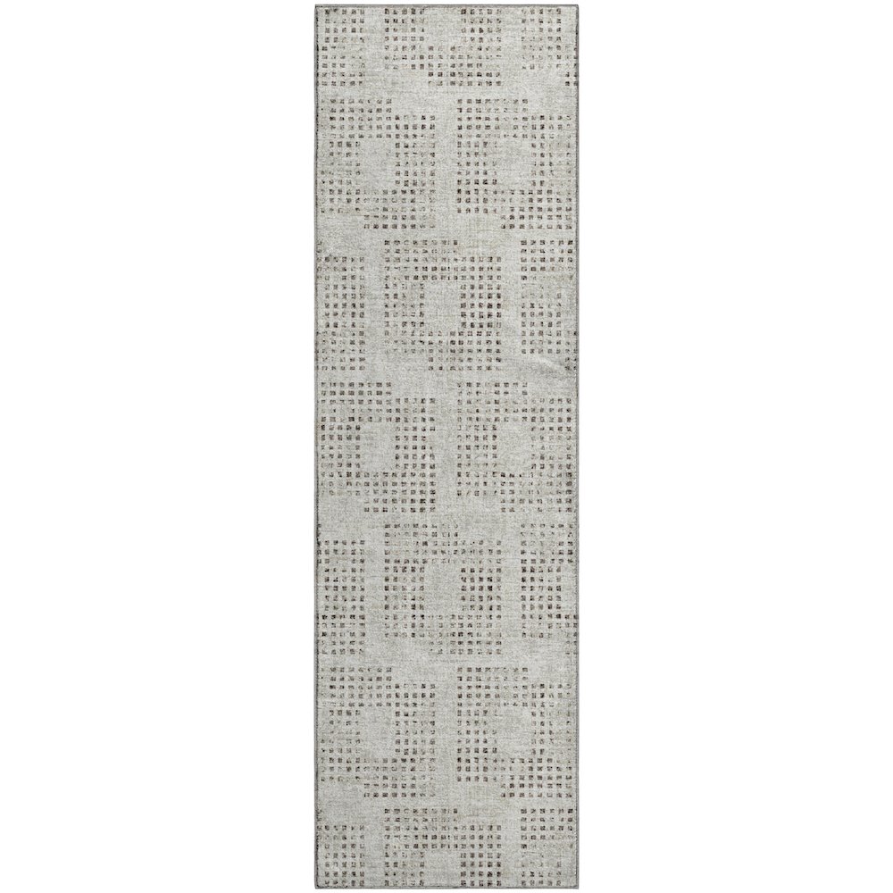 Premium Machine Washable Mayfield  Beige 2'3" x 7'6" Runner Rug. Picture 1