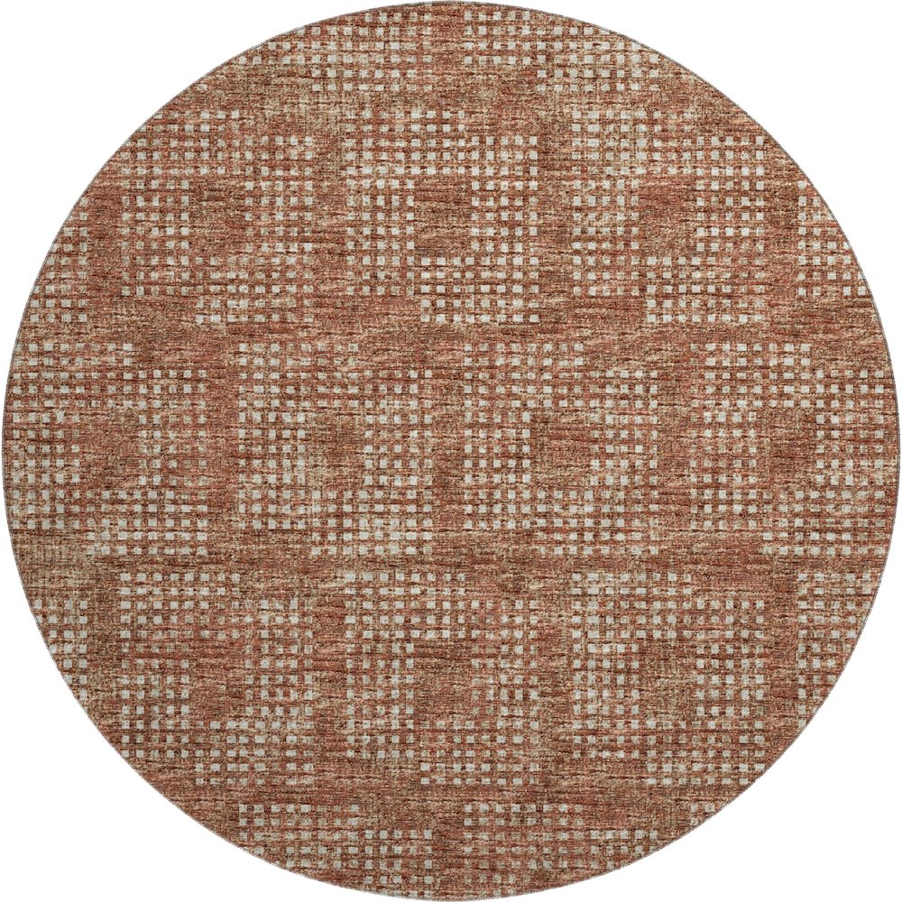 Premium Machine Washable Mayfield  Canyon 8' x 8' Round Rug. Picture 1