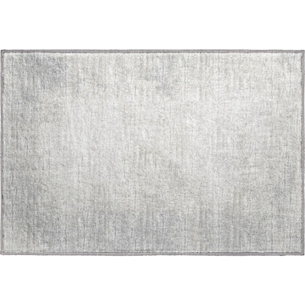 Premium Machine Washable Mayfield  Gray 1'8" x 2'6" Rug. Picture 1
