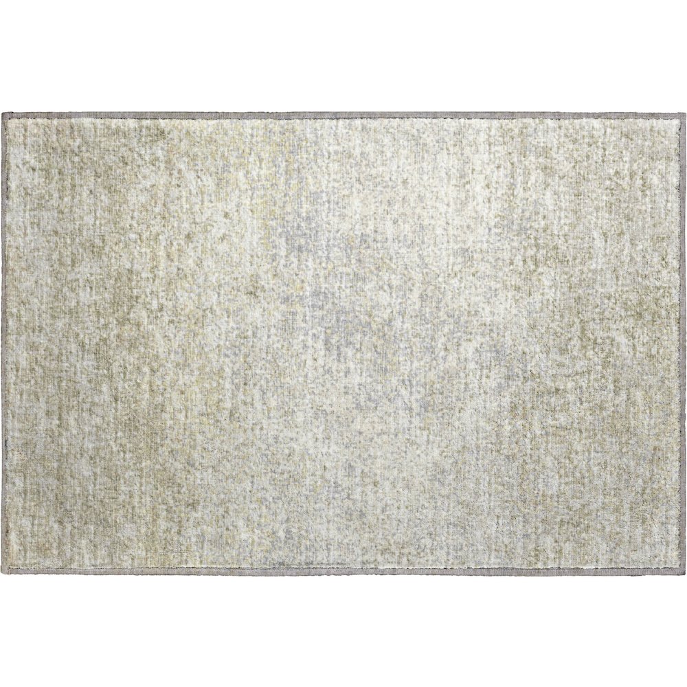 Premium Machine Washable Mayfield  Beige 1'8" x 2'6" Rug. Picture 1