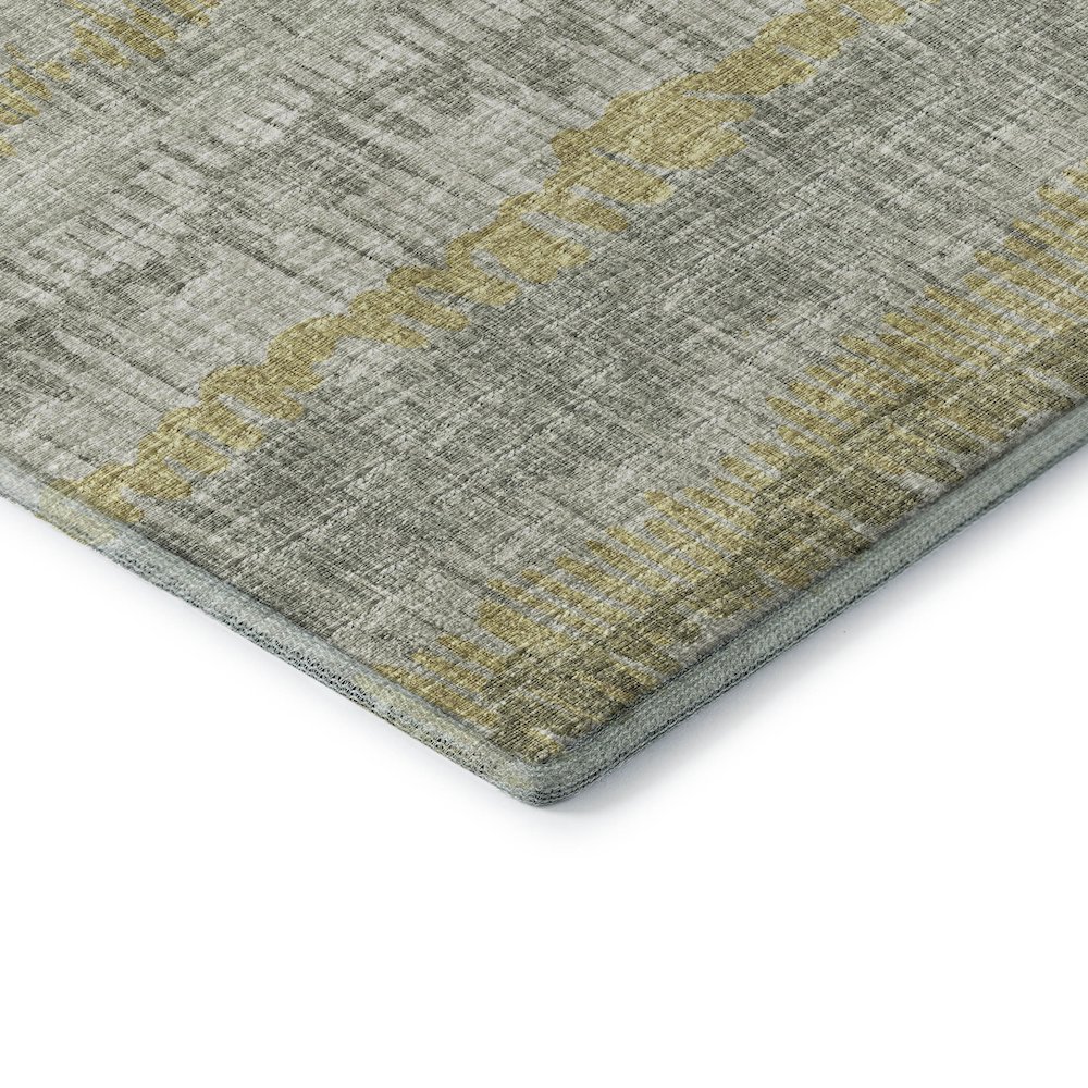Premium Machine Washable Mayfield  Sage 1'8" x 2'6" Rug. Picture 3