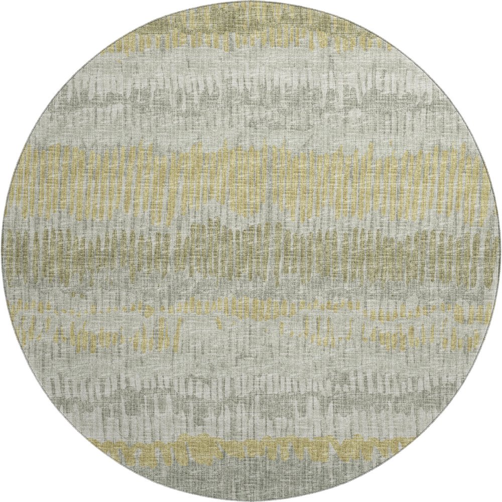 Premium Machine Washable Mayfield  Sage 8' x 8' Round Rug. Picture 1