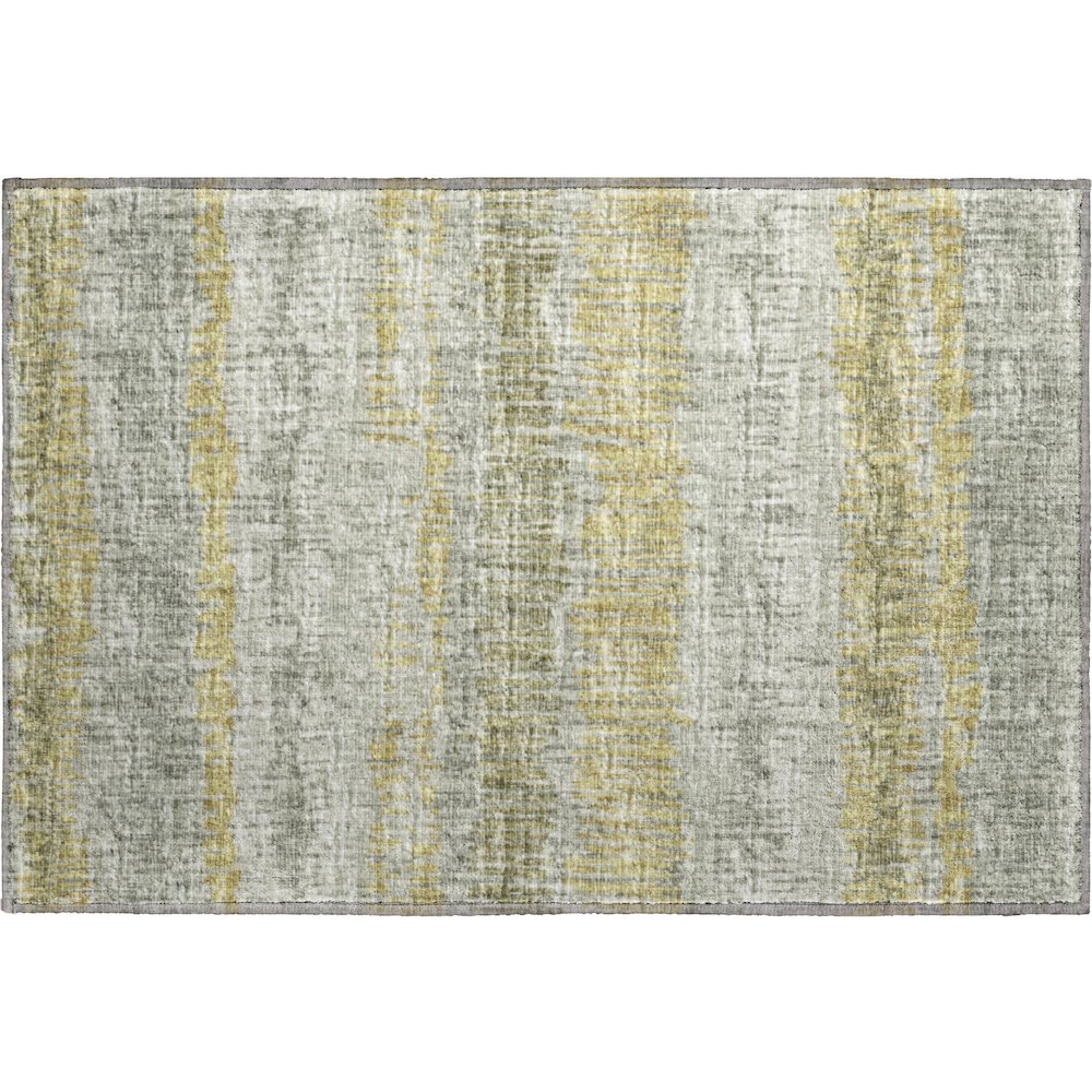 Premium Machine Washable Mayfield  Sage 1'8" x 2'6" Rug. Picture 1