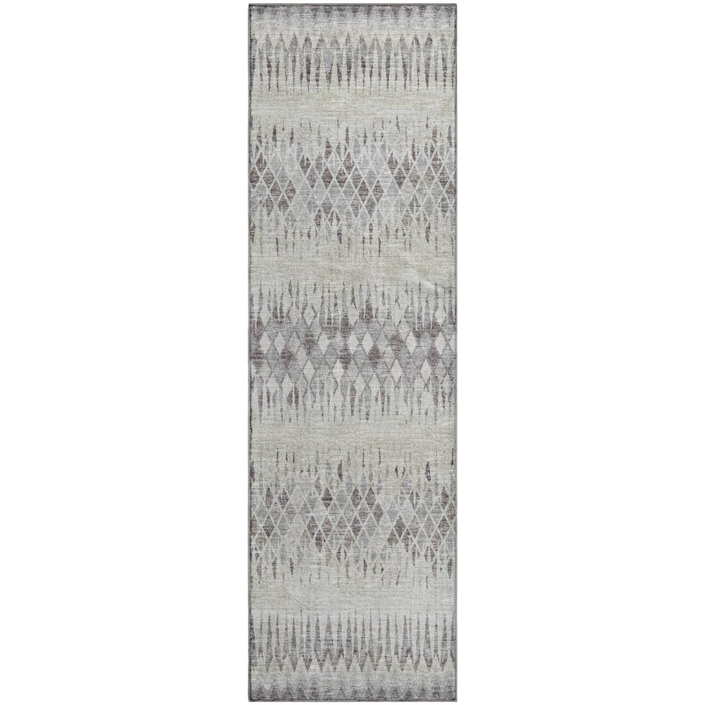 Premium Machine Washable Mayfield  Beige 2'3" x 7'6" Runner Rug. Picture 1
