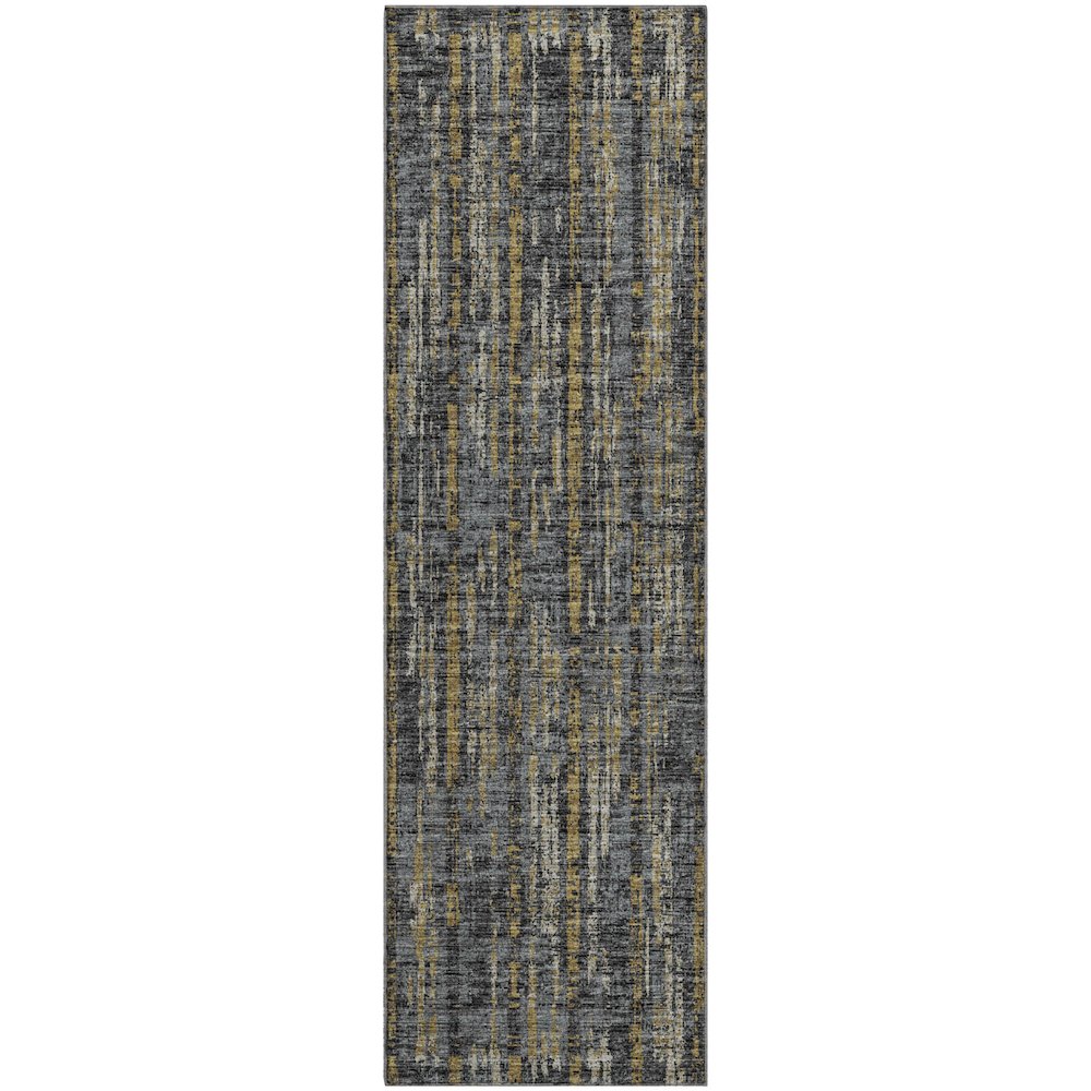 Premium Machine Washable Mayfield  Granite 2'3" x 7'6" Runner Rug. Picture 1