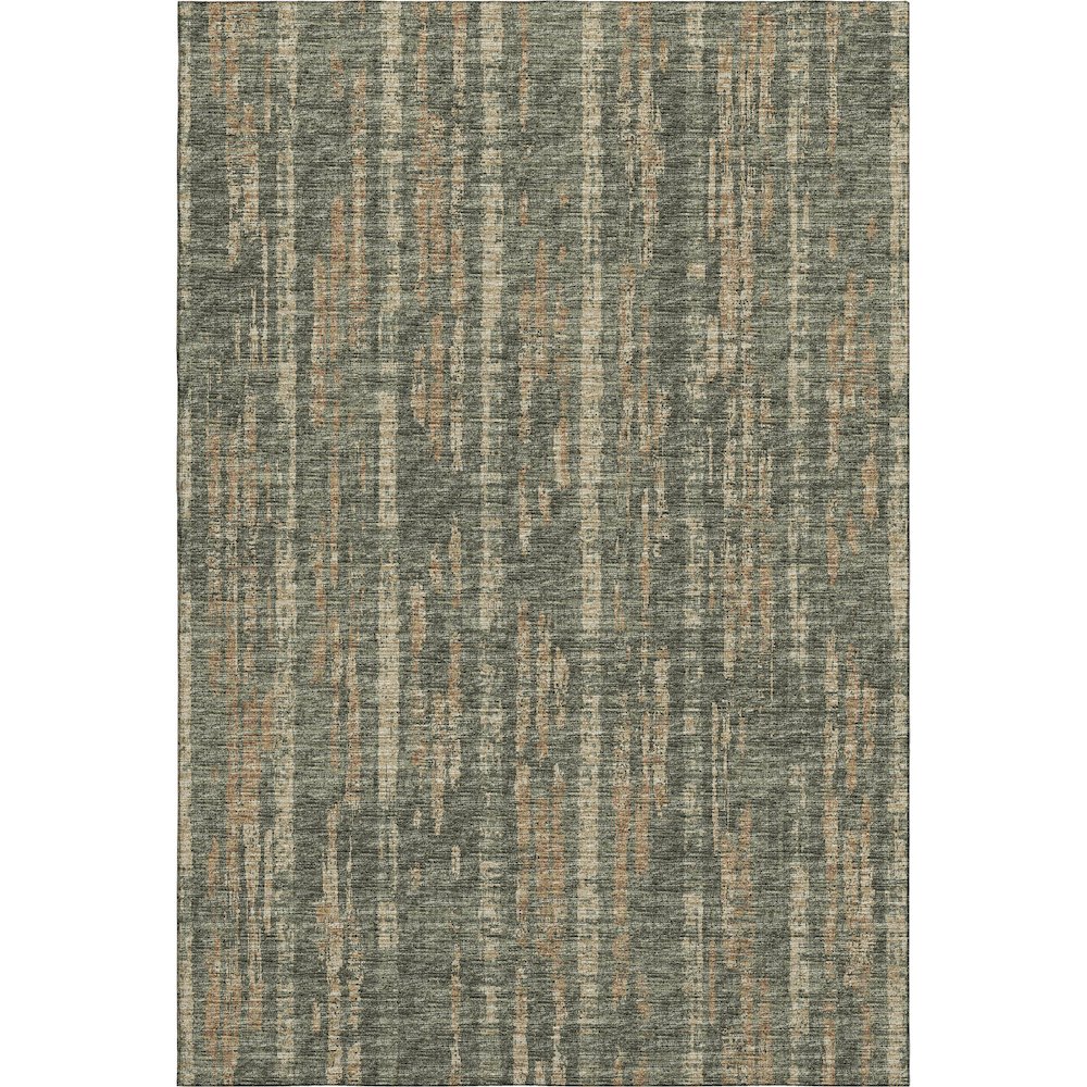 Premium Machine Washable Mayfield  Green 2'6" x 3'10" Rug. Picture 1