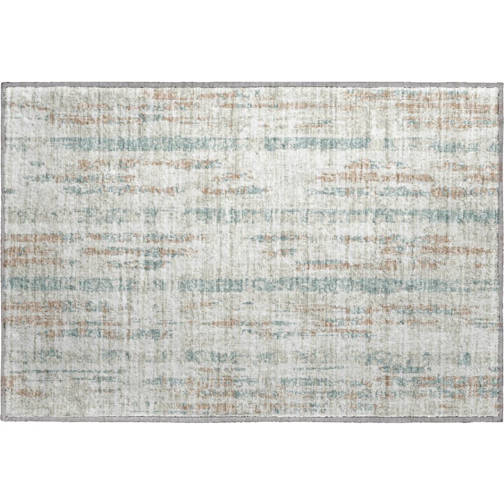 Premium Machine Washable Mayfield  Ivory 1'8" x 2'6" Rug. Picture 1
