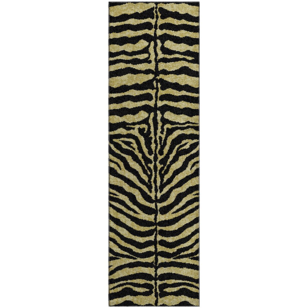 Premium Machine Washable Mayfield  Gilded 2'3" x 7'6" Runner Rug. Picture 1