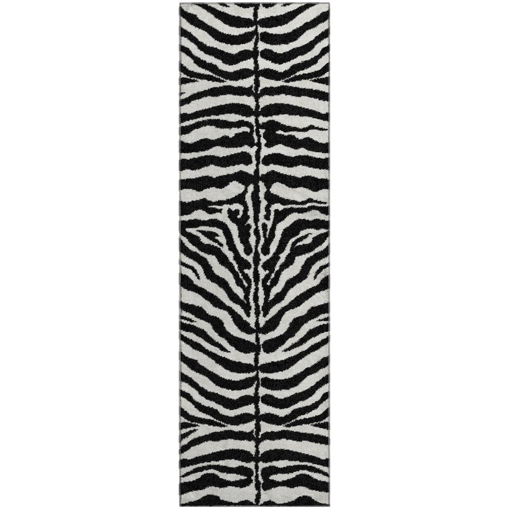 Premium Machine Washable Mayfield  Pearl 2'3" x 7'6" Runner Rug. Picture 1