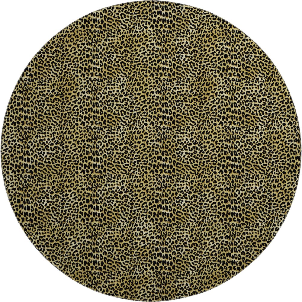 Premium Machine Washable Mayfield  Gilded 8' x 8' Round Rug. Picture 1