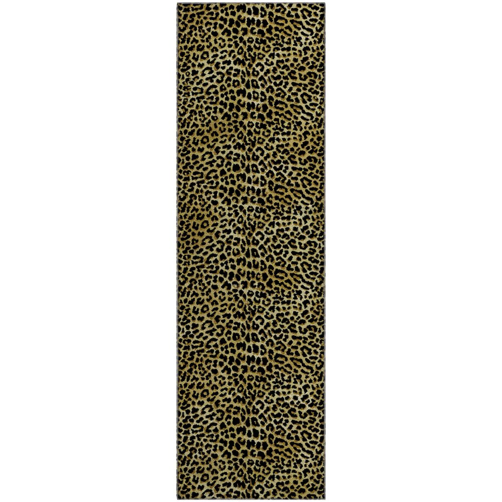 Premium Machine Washable Mayfield  Gilded 2'3" x 7'6" Runner Rug. Picture 1