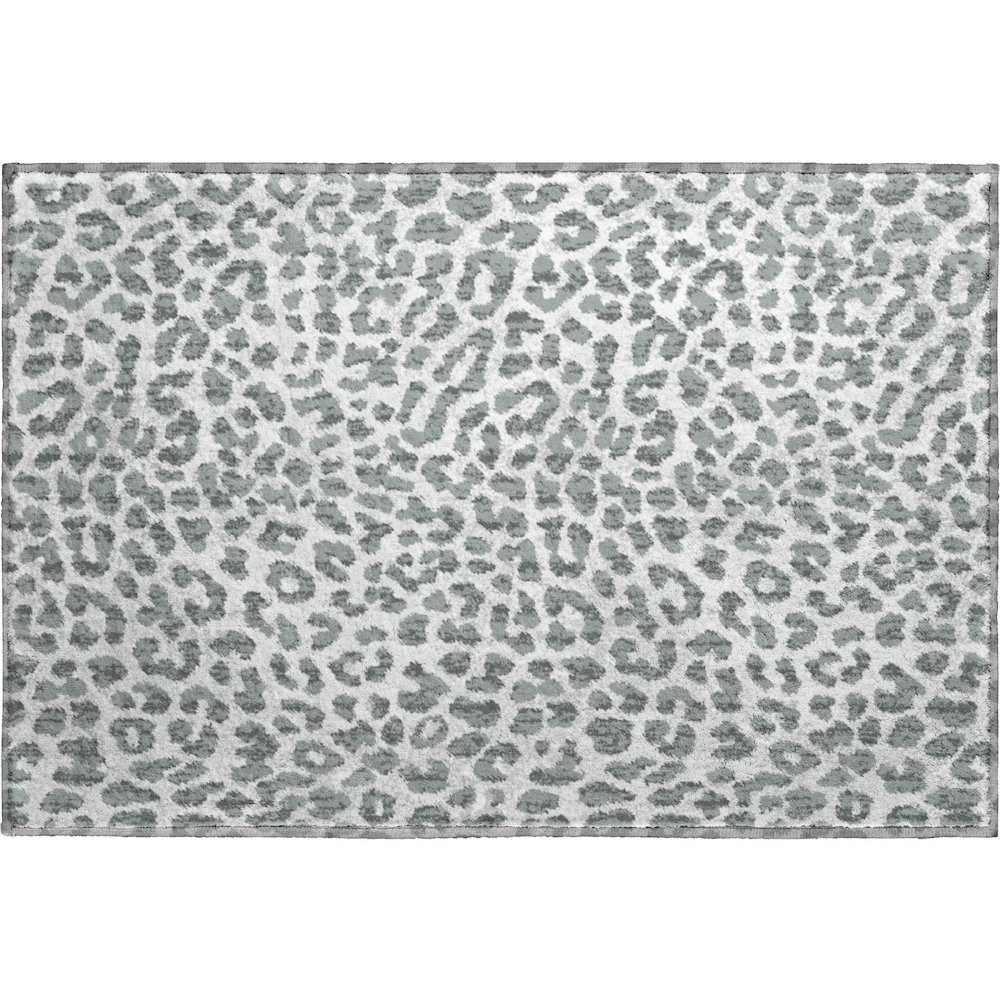 Premium Machine Washable Mayfield  Gray 1'8" x 2'6" Rug. Picture 1