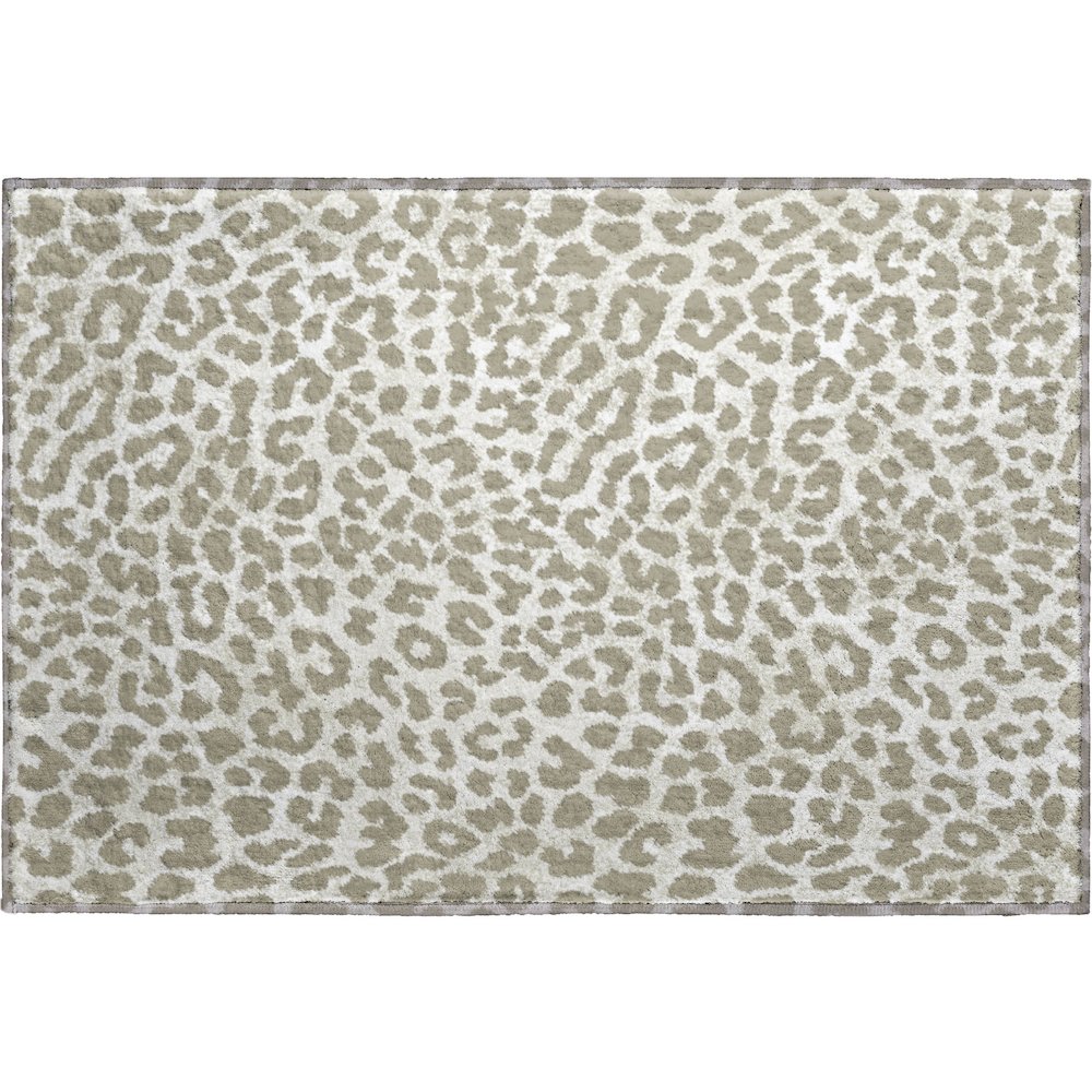 Premium Machine Washable Mayfield  Taupe 1'8" x 2'6" Rug. Picture 1