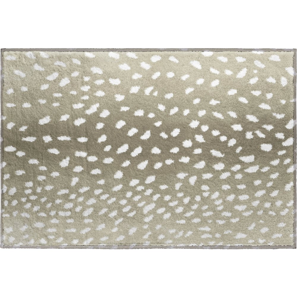 Premium Machine Washable Mayfield  Fawn 1'8" x 2'6" Rug. Picture 1