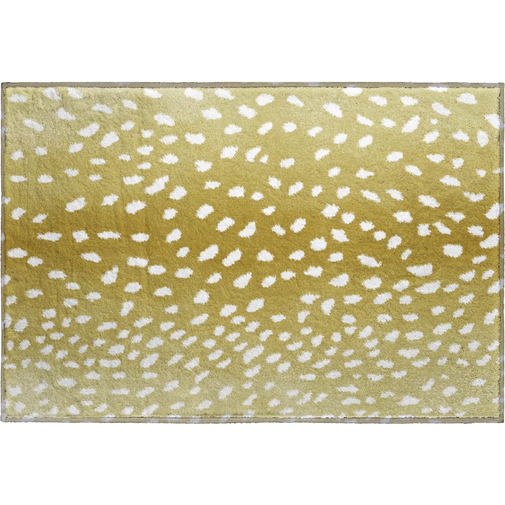 Premium Machine Washable Mayfield  Gilded 1'8" x 2'6" Rug. Picture 1