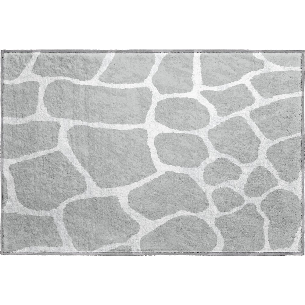 Premium Machine Washable Mayfield  Gray 1'8" x 2'6" Rug. Picture 1