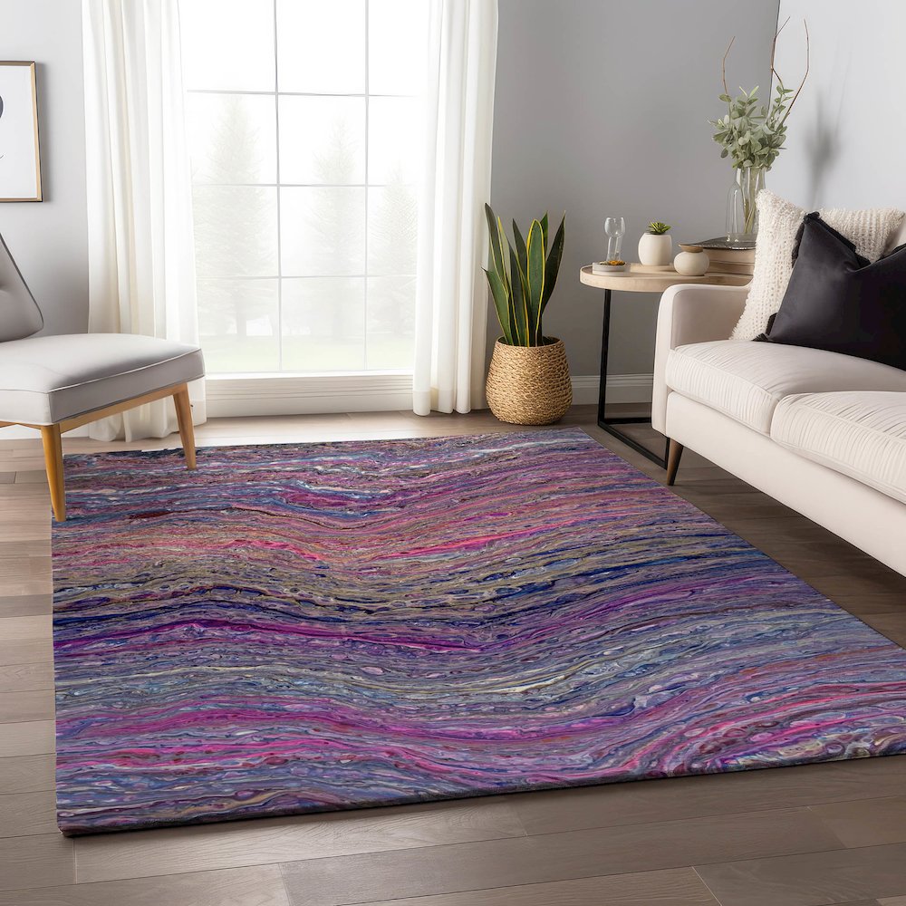 Premium Machine Washable Mayfield  Flirt 2'6" x 3'10" Rug. Picture 5