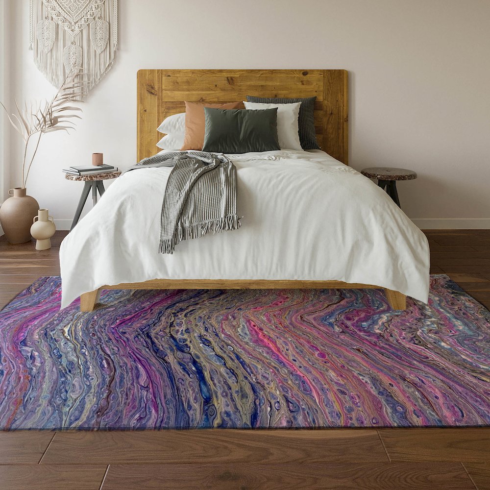 Premium Machine Washable Mayfield  Flirt 2'6" x 3'10" Rug. Picture 6
