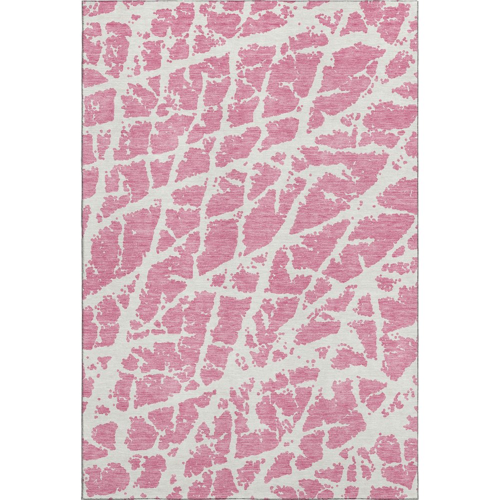 Premium Machine Washable Mayfield  Pink 2'6" x 3'10" Rug. Picture 1