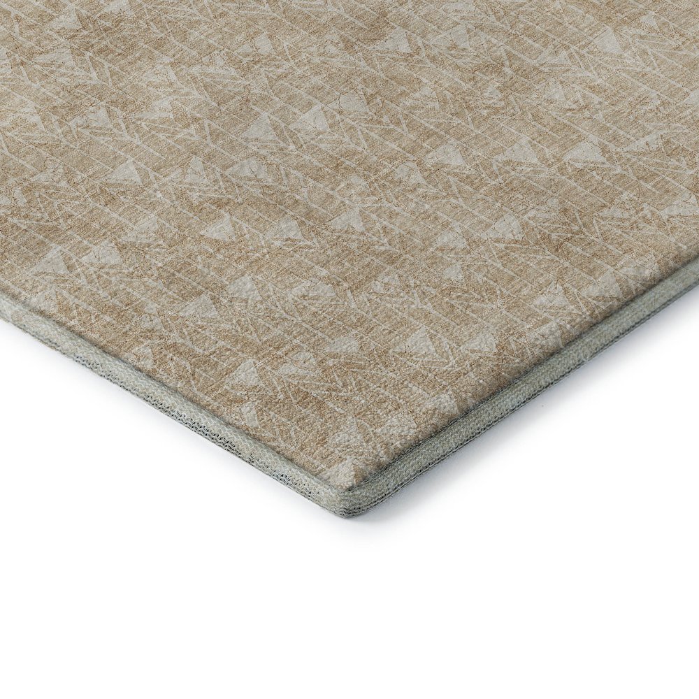Premium Machine Washable Mayfield  Beige 1'8" x 2'6" Rug. Picture 3
