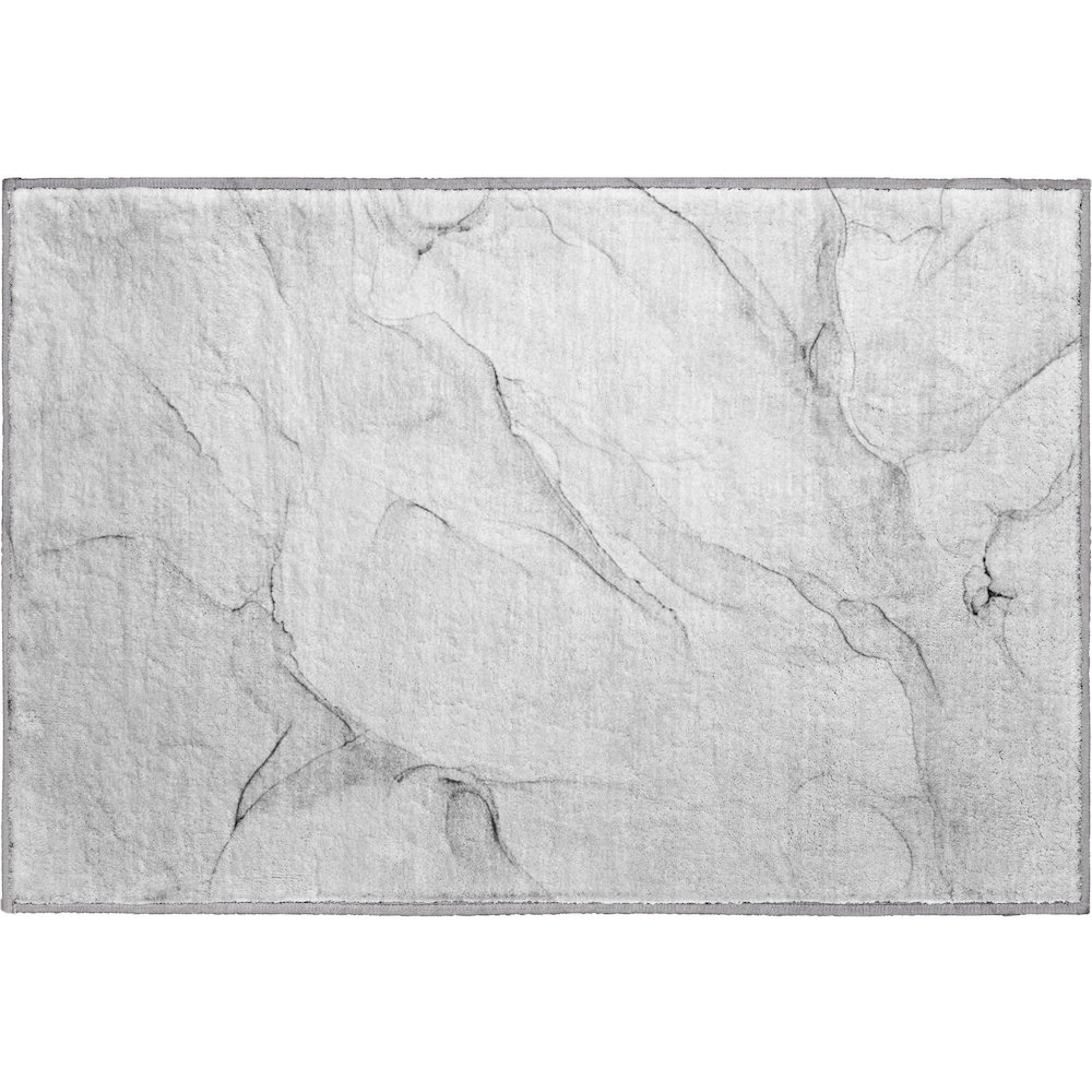 Premium Machine Washable Mayfield  Gray 1'8" x 2'6" Rug. Picture 1
