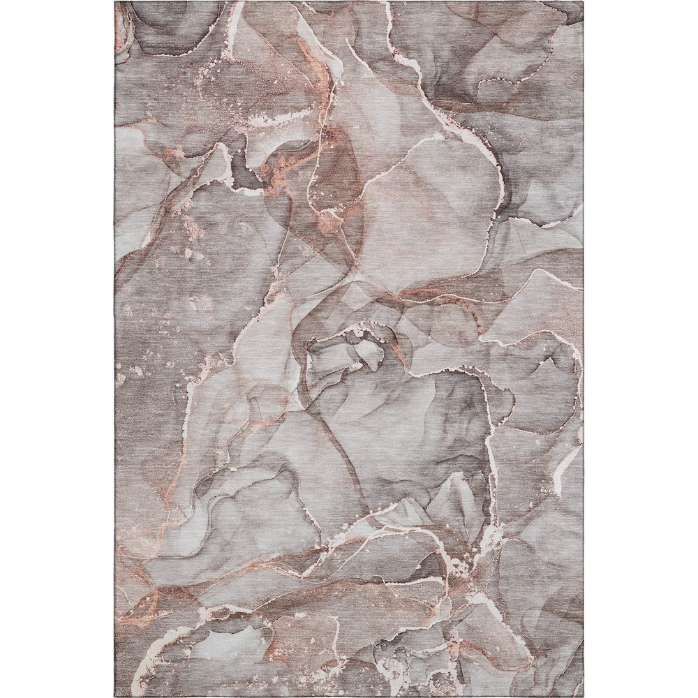 Premium Machine Washable Mayfield  Gray 2'6" x 3'10" Rug. Picture 1