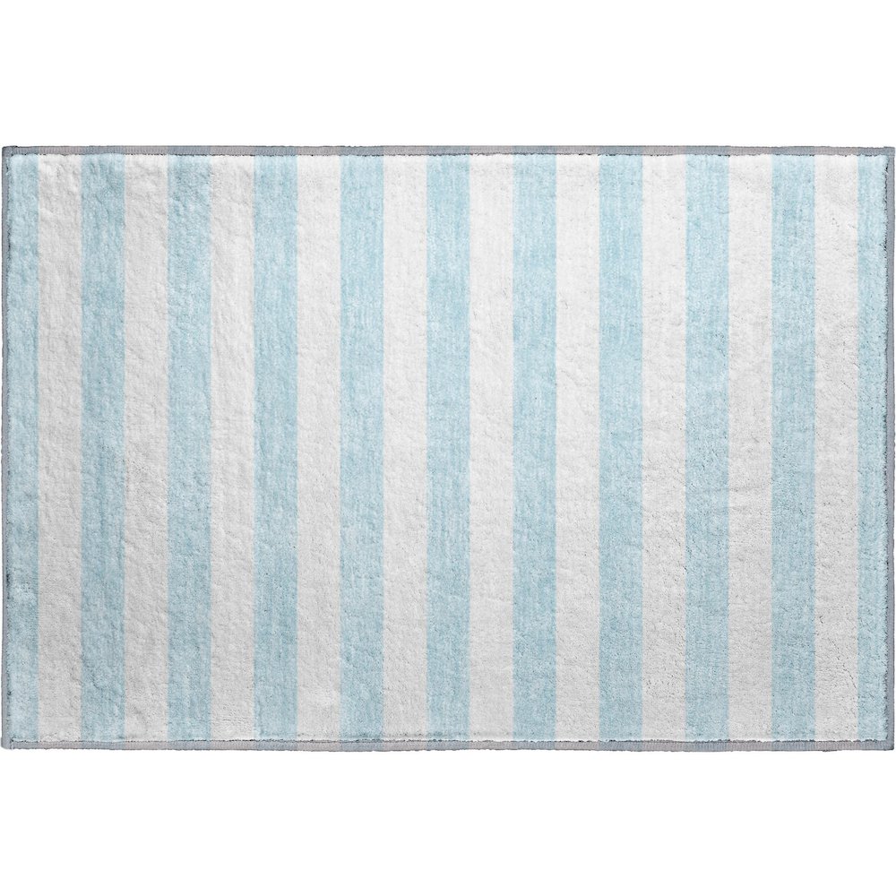 Premium Machine Washable Mayfield  Sky 1'8" x 2'6" Rug. Picture 1