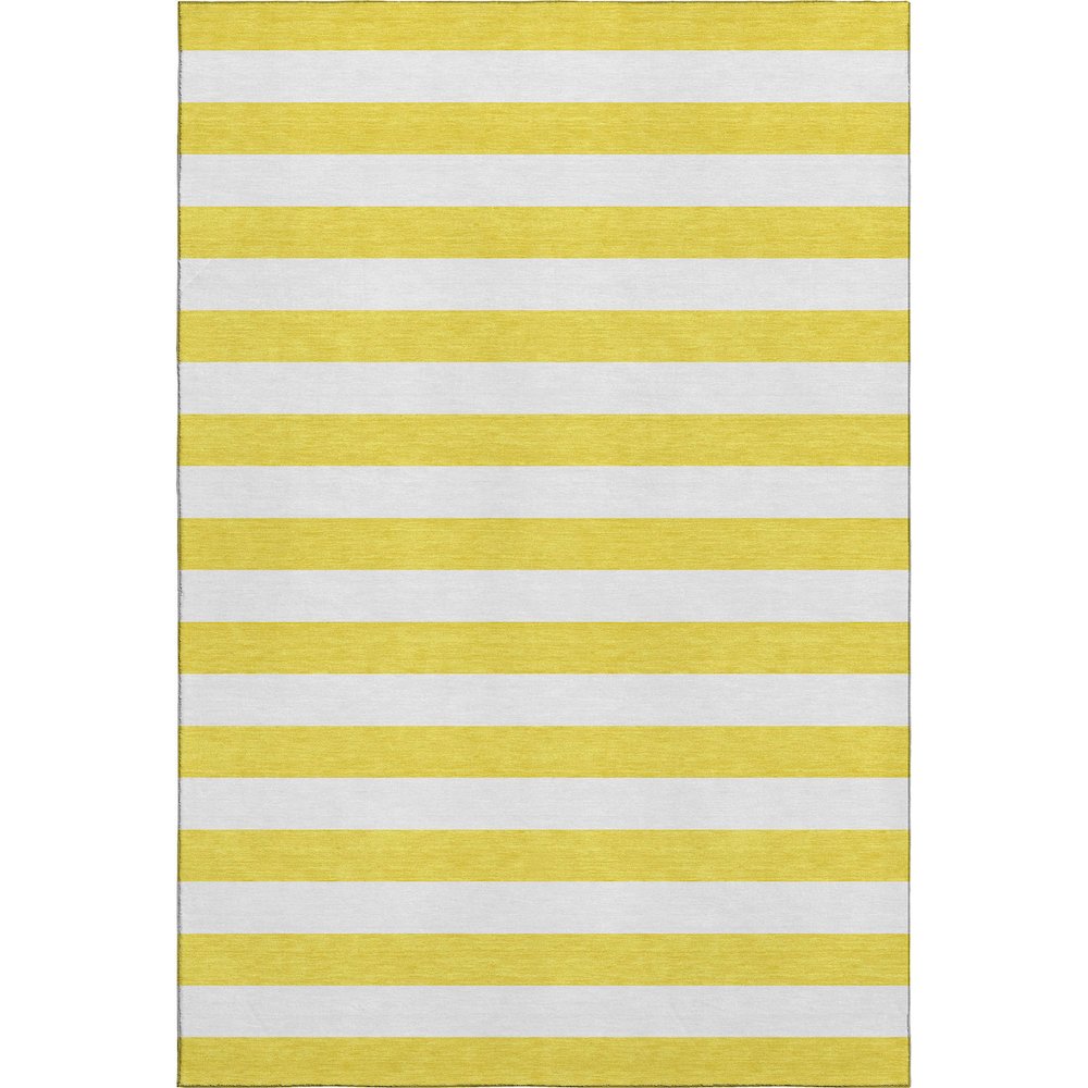 Premium Machine Washable Mayfield  Yellow 2'6" x 3'10" Rug. Picture 1