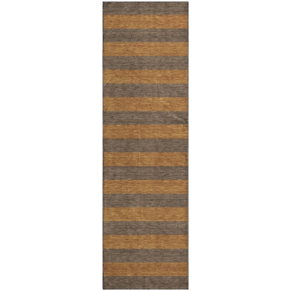 Premium Machine Washable Mayfield  Fudge 2'3" x 7'6" Runner Rug. Picture 1