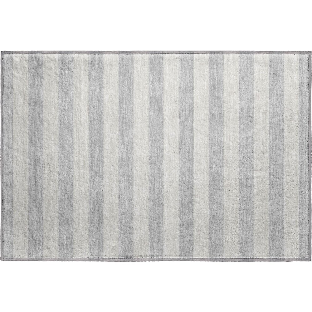 Premium Machine Washable Mayfield  Pewter 1'8" x 2'6" Rug. Picture 1