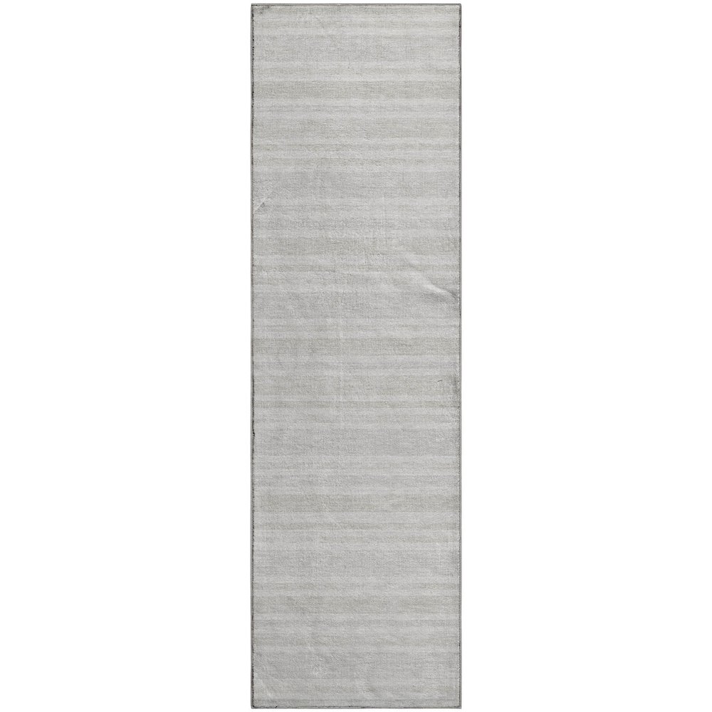 Premium Machine Washable Mayfield  Ivory 2'3" x 7'6" Runner Rug. Picture 1
