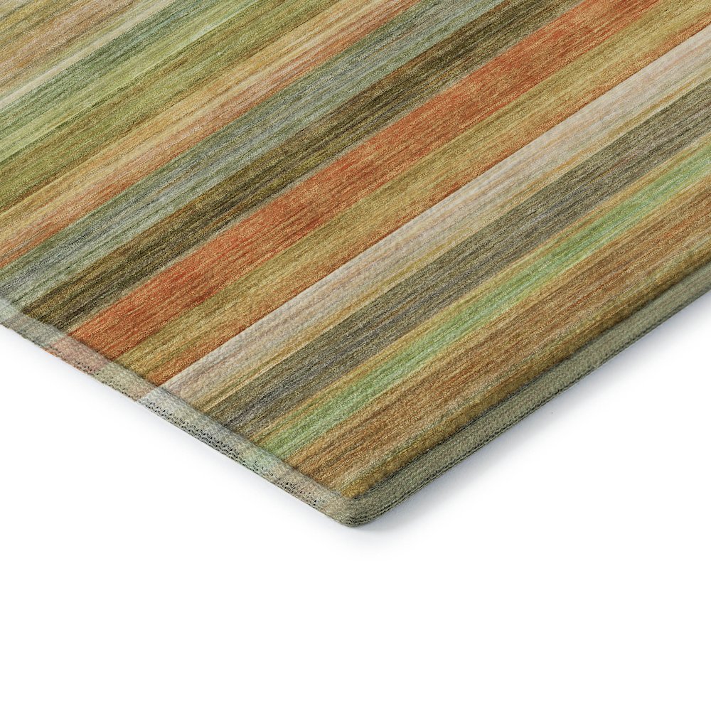 Premium Machine Washable Mayfield  Aloe 1'8" x 2'6" Rug. Picture 3