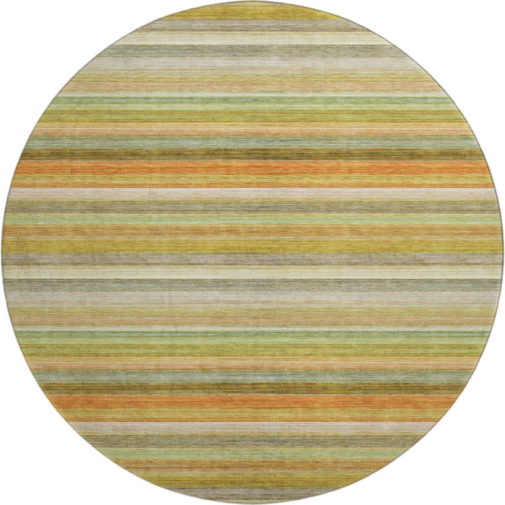 Premium Machine Washable Mayfield  Aloe 8' x 8' Round Rug. Picture 1