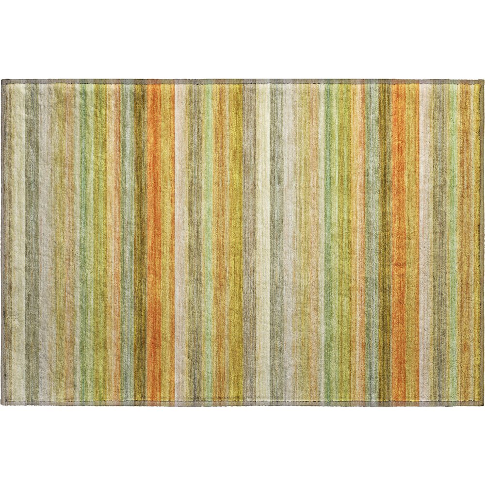 Premium Machine Washable Mayfield  Aloe 1'8" x 2'6" Rug. Picture 1