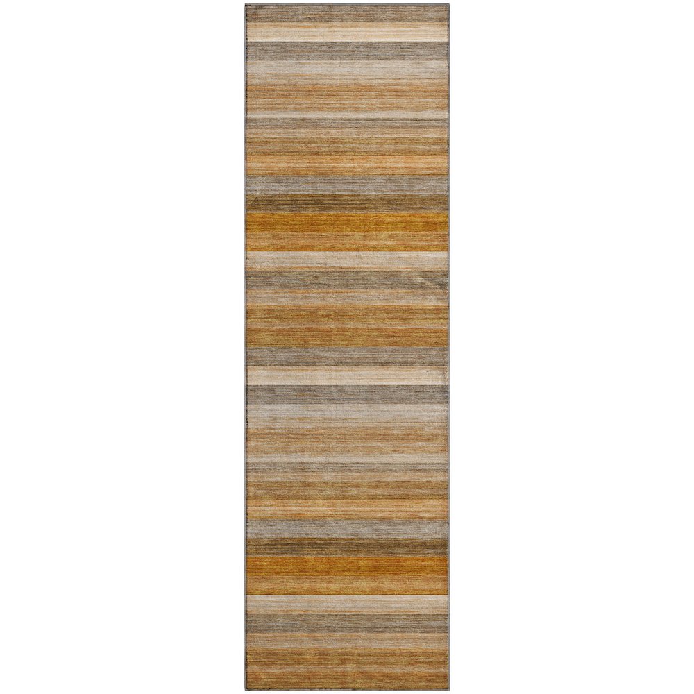 Premium Machine Washable Mayfield  Paprika 2'3" x 7'6" Runner Rug. Picture 1