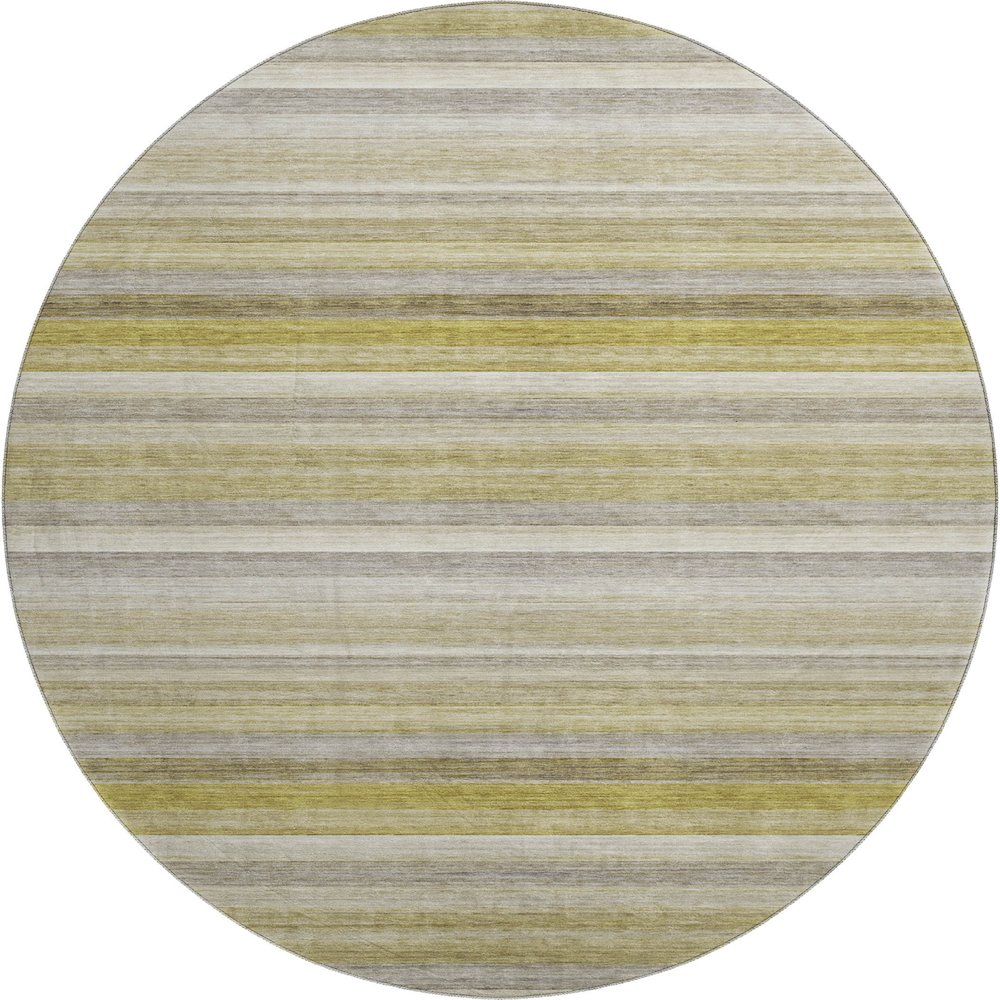 Premium Machine Washable Mayfield  Wheat 8' x 8' Round Rug. Picture 1