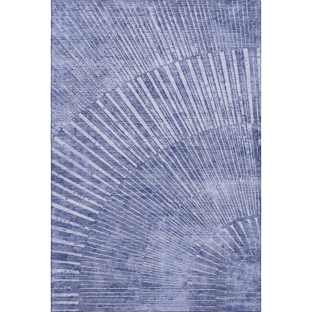 Premium Machine Washable Mayfield  Navy 2'6" x 3'10" Rug. Picture 1