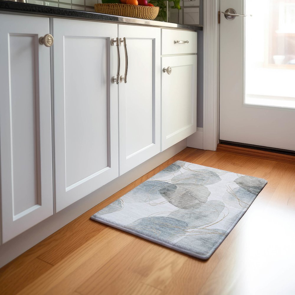 Premium Machine Washable Mayfield  Ivory 1'8" x 2'6" Rug. Picture 5