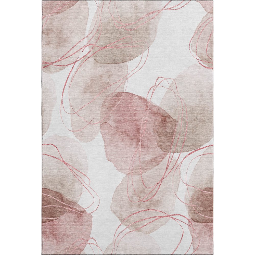 Premium Machine Washable Mayfield  Merlot 2'6" x 3'10" Rug. Picture 1